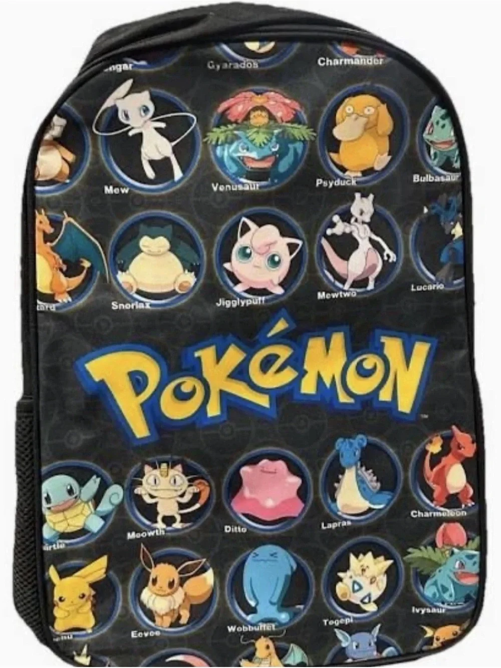 Pokémon Kids Backpack - Black with Multi Pokémon